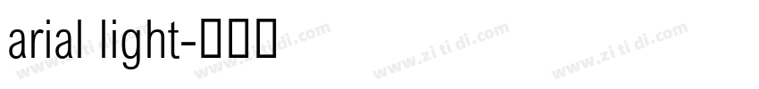 arial light字体转换 arial light字体转换